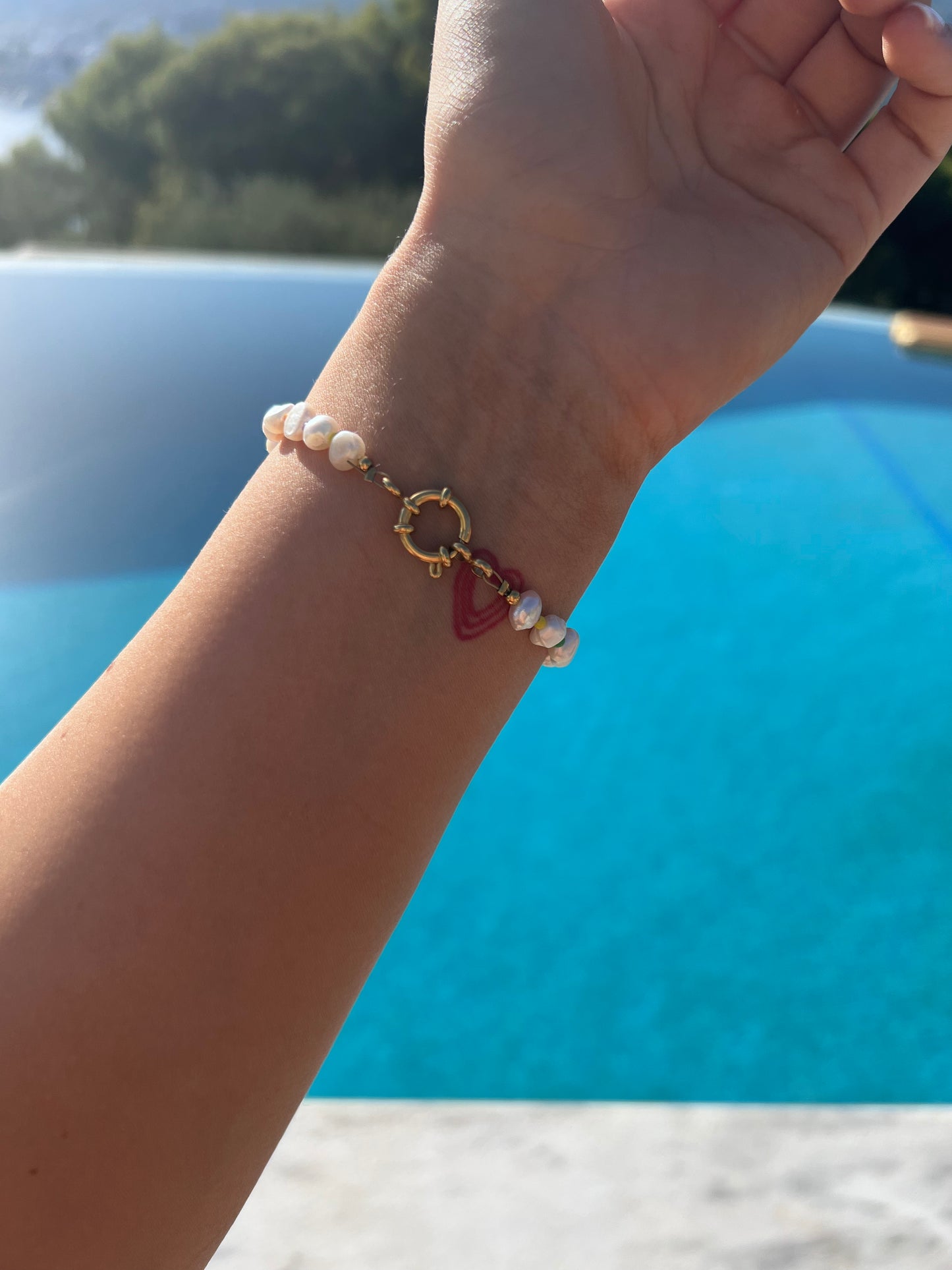 Ava Freshwater Pearl Braclet