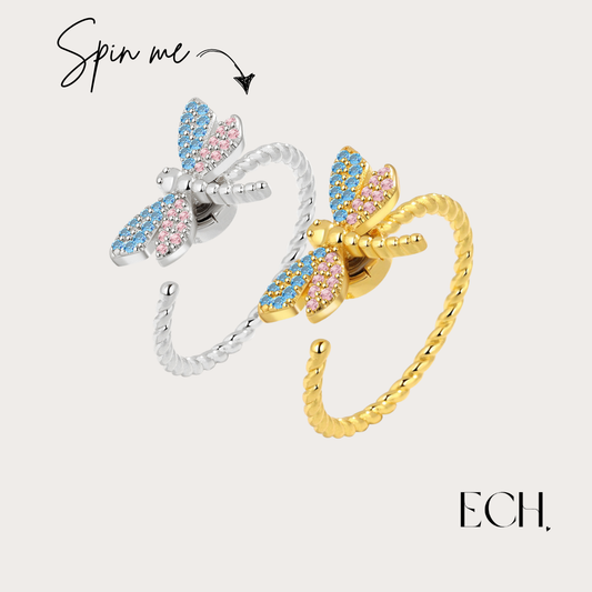Dragonfly Fidget Ring