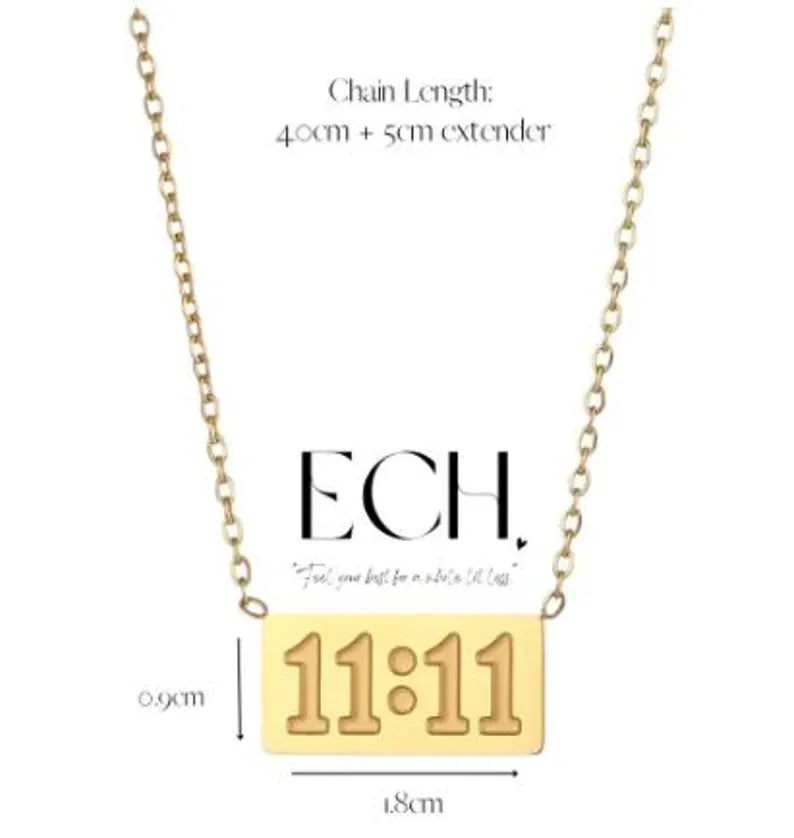 11:11 Angel Number Necklace