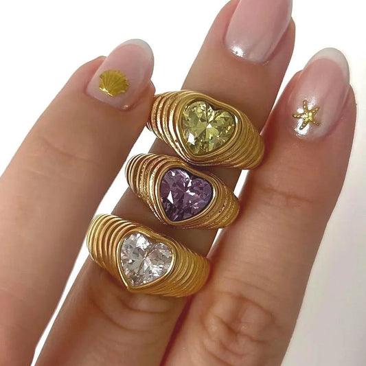 Amelia Heart Ring