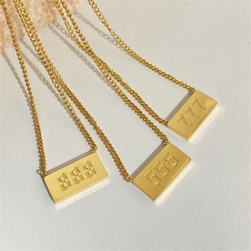 Angel Number Necklace