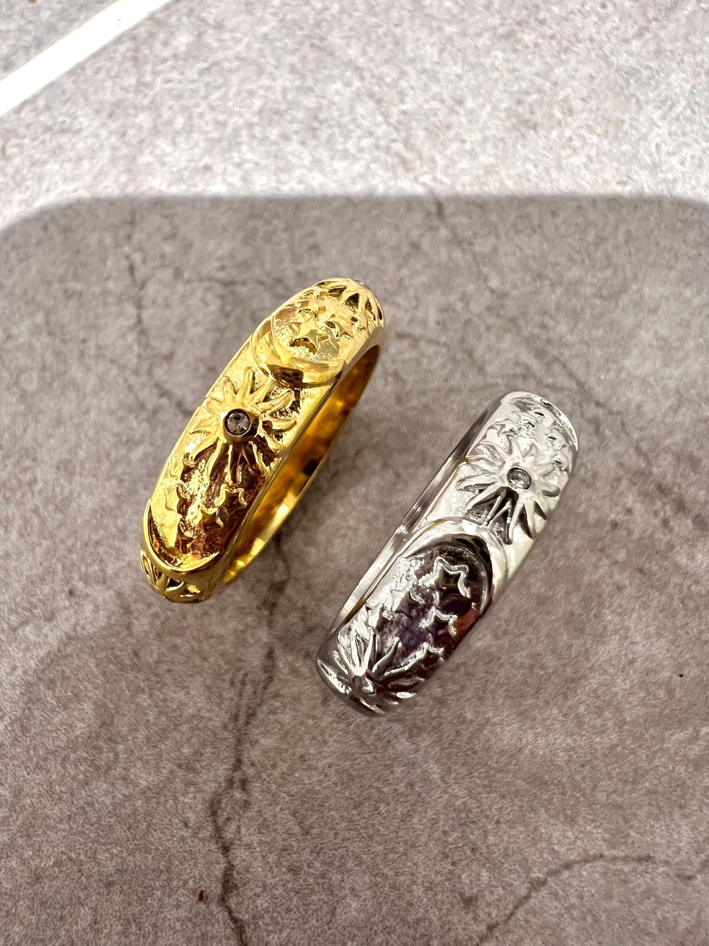 Sun, Stars, & Moon Ring